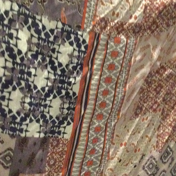 NWT easel Purple, Pink &. Rust Kimono - Picture 5 of 6